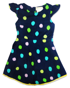 Blue-doted-frock