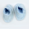 Blue and White Stripes Baby Booties