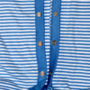 blue and white stripes jumpsuit