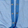 blue and white stripes jumpsuit