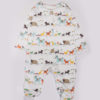 Colorful Animals on white Jumpsuite