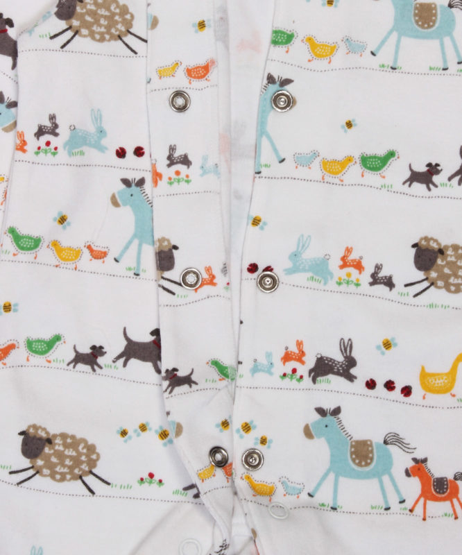 Colorful Animals on white Jumpsuite