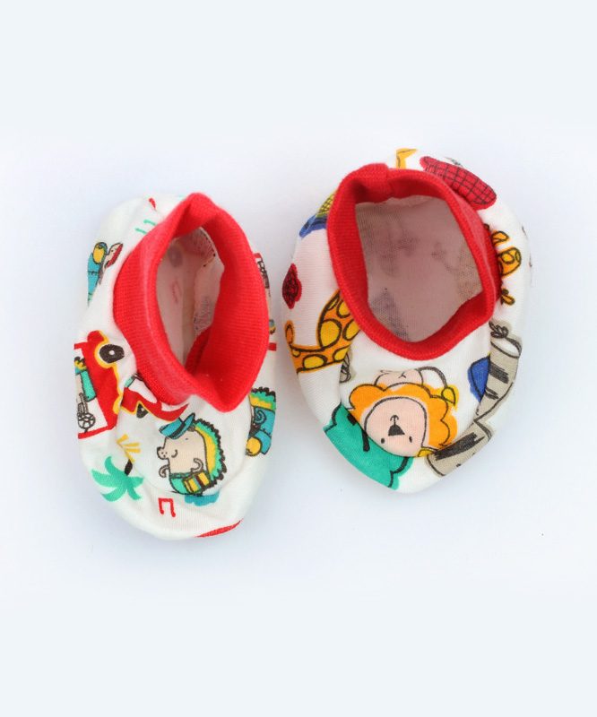 Colorful Printed Baby Booties
