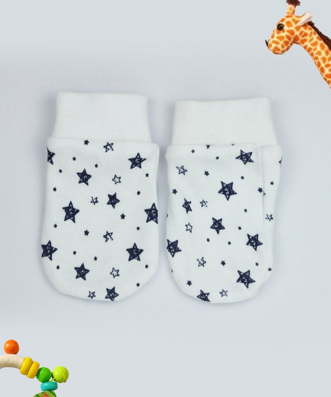 dark-blue-stars-baby-mittens-featured