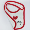 I love mommy White Baby Bib