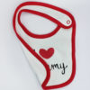 I love mommy White Baby Bib