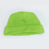 plain green baby cap