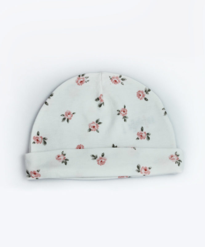 Rose Design Baby Cap