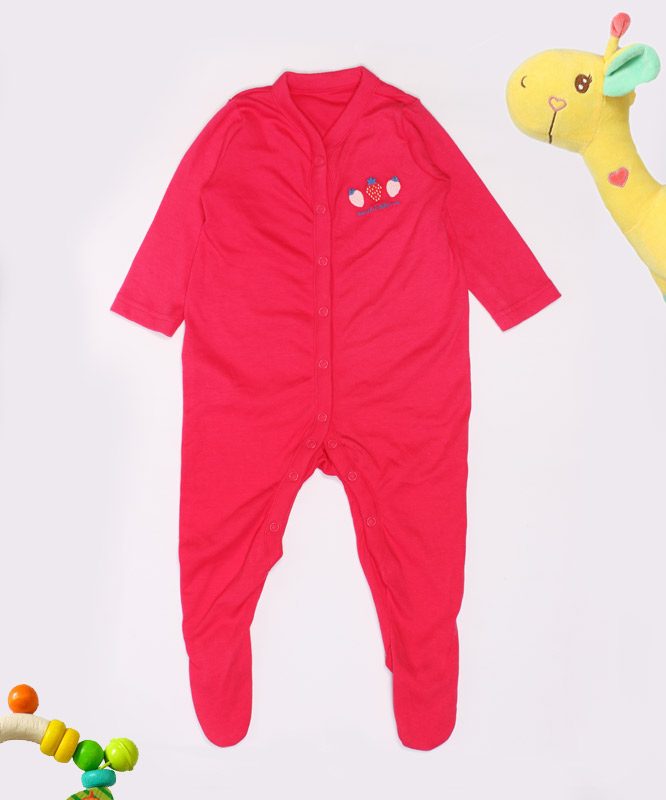 Sweet Little One Red Jumpsuite