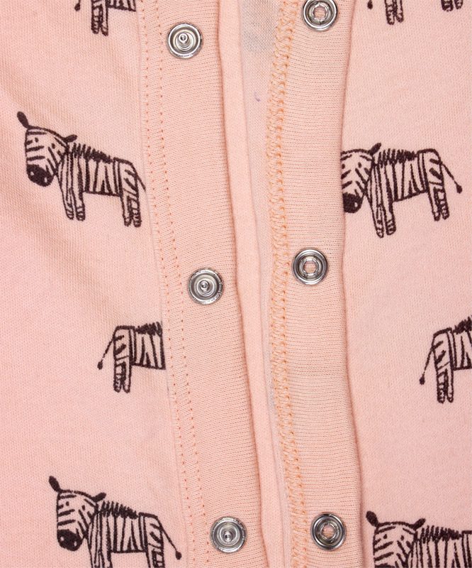 zebra printed pink jumpsuit