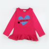 Pink Kids Top with Blue Heart