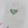 white kids top with dazzling hearts