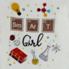 smart girl white kids top