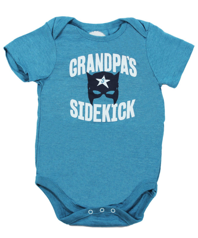 Grandpa's Sidekick Baby Rompers