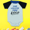 One Volume Only Loud Baby Rompers