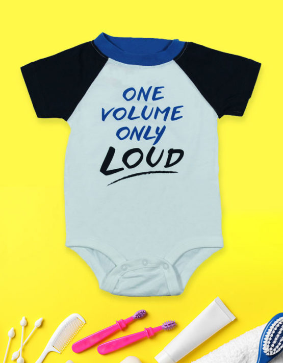 One Volume Only Loud Baby Rompers