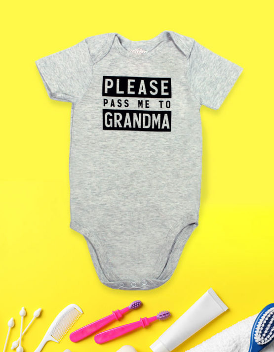 Please Pass Me To Grandma Baby Rompers