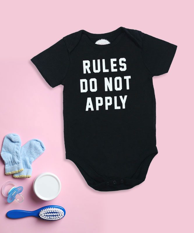 Rules Do Not Apply Baby Rompers