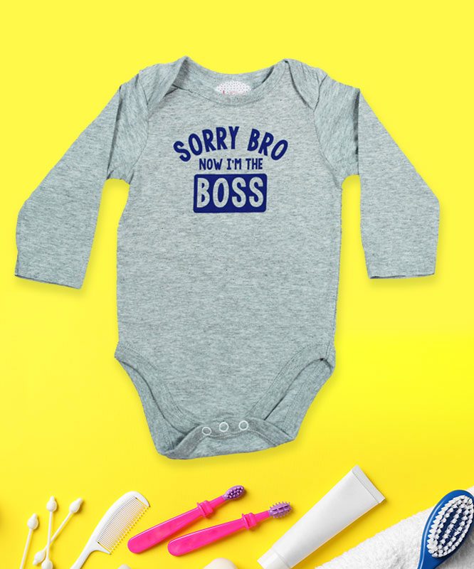 Sorry Bro I'm the Boss Baby Rompers