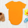 Sorry Mom Can't Talk Right Now Orange Baby Rompers