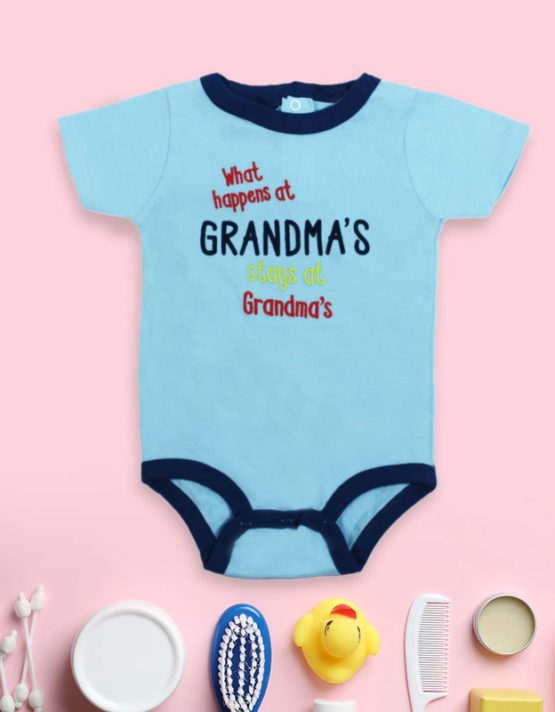 What Happens at Granma's Stays at Granma's Baby Rompers