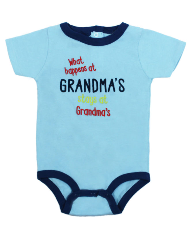 What Happens at Granma's Stays at Granma's Baby Rompers
