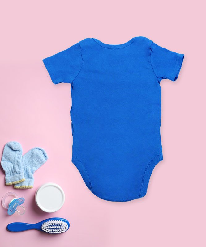 Charming Like Dad Blue Blue Rompers