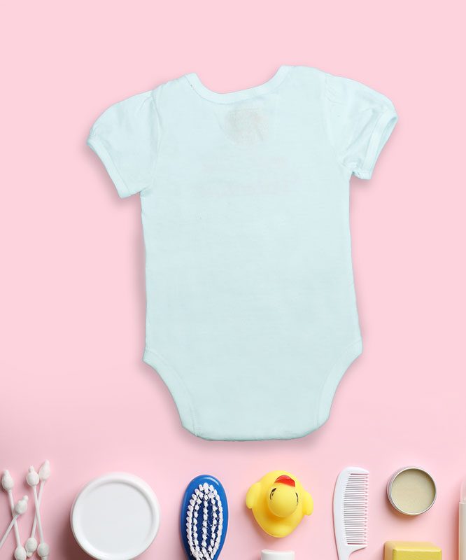 Little Miss Valentine White baby Rompers