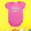 Status Mama's Girl Pink baby Rompers