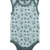Baby Bunny on White Baby Rompers