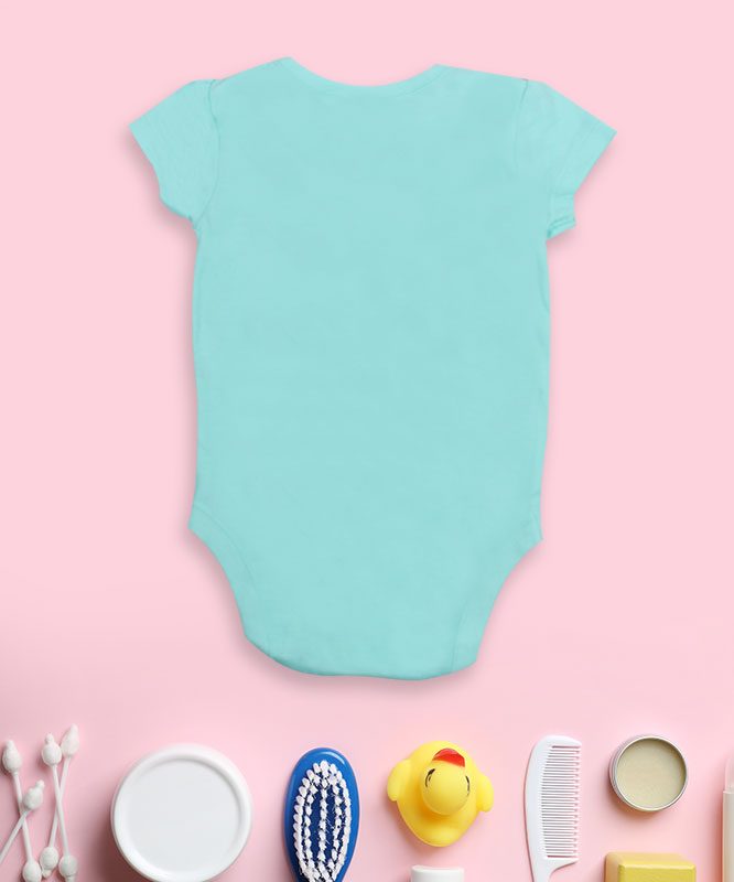 Dear Parents I love you Cyan Rompers