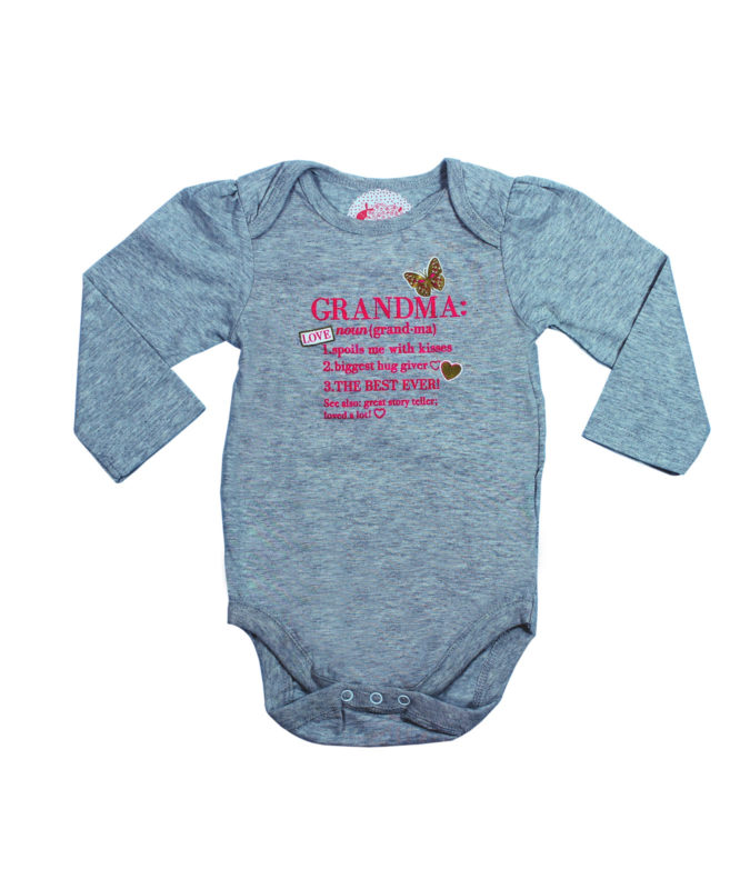 Grandma Grey baby Rompers