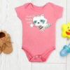 Make a little wish Pink Baby Rompers