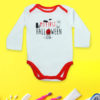 My First Halloween White Baby Rompers