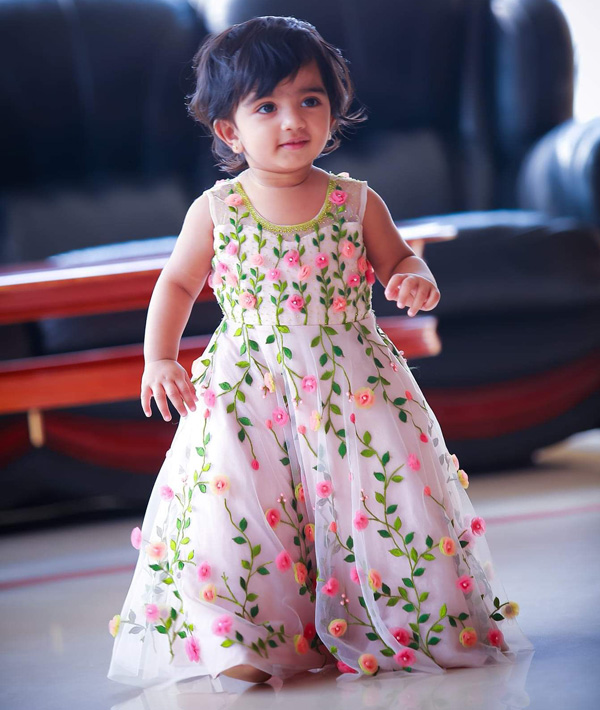 party wear dress for one year baby girl