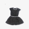 Black & white doted frock