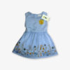 Blue hand work frock
