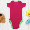Cute froggy on hot pink rompers