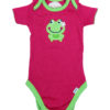 Cute froggy on hot pink rompers