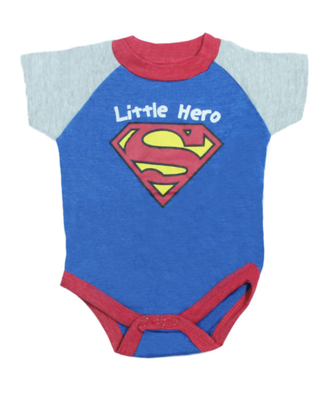 little hero superman romper
