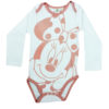 Mickey on white rompers