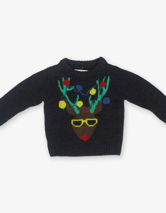 Blue Deer printed sweater_md_front