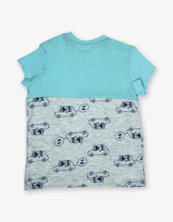 Blue Micky Mouse printed Tshirt_600_back