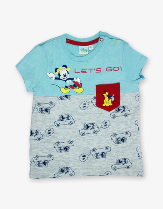 Blue Micky Mouse printed Tshirt_600_front