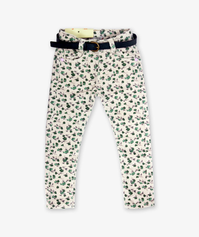 Green Floral Pant