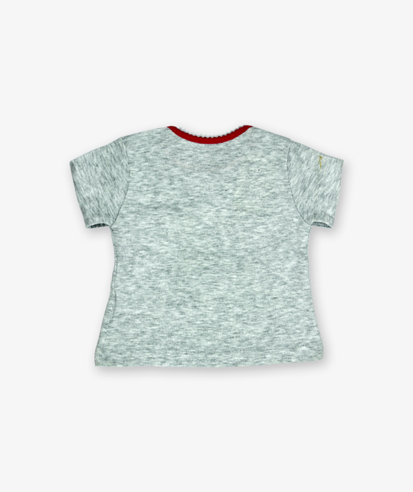Grey panda Printed tshirt_med_back