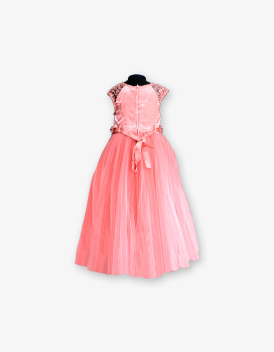 Peach Party wear Gown