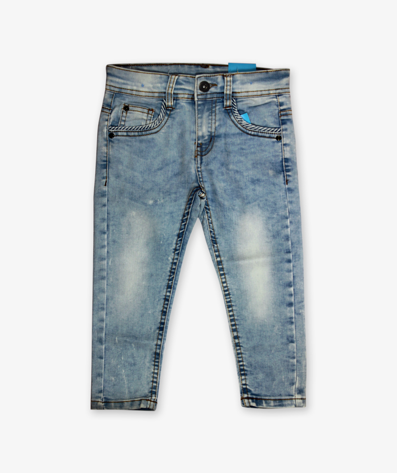 Stone washed jeans lg frnt