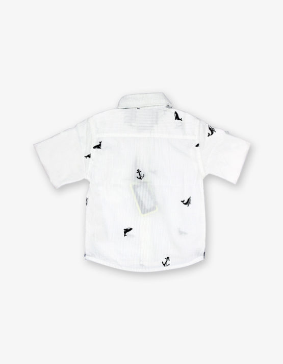 White Dolphine Printed shirt