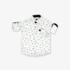 White triangle printed shirt
